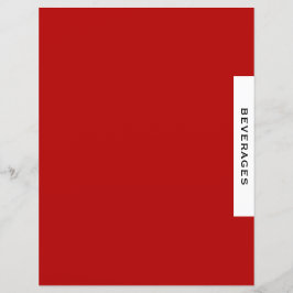 Rezessionsabteilung | Getränke | Rot Schwarz/Weiß