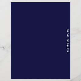 Rezessionsabteilung | Navy Blue & White | Seitlich