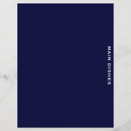 Rezessionsabteilung | Navy Blue & White | Wichtigs