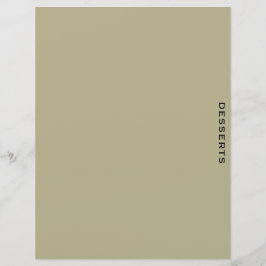 Rezessionsabteilung | Seite & Schwarz | Desserts