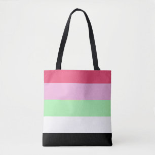 Rezipromantische Pride-Flagge Tasche