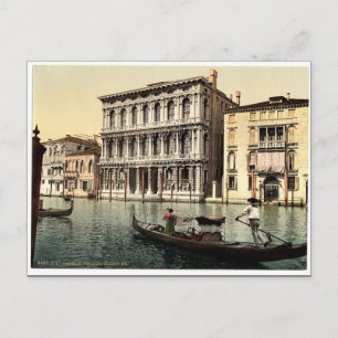 Rezzonico-Palast, Venedig, Italien klassisches Pho Postkarte