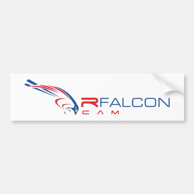 RFalconcam Autoaufkleber (Vorne)