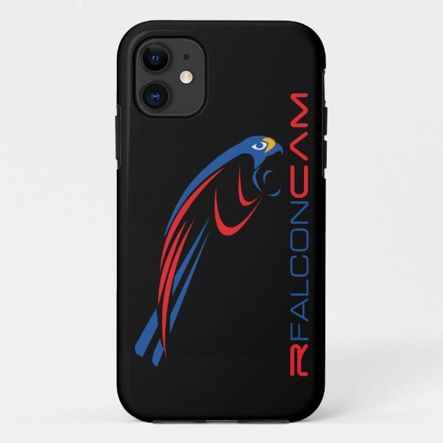 Rfalconcam Logo-Schwarz-Case-Mate iPhone 5 Case-Mate iPhone Hülle (Rückseite)