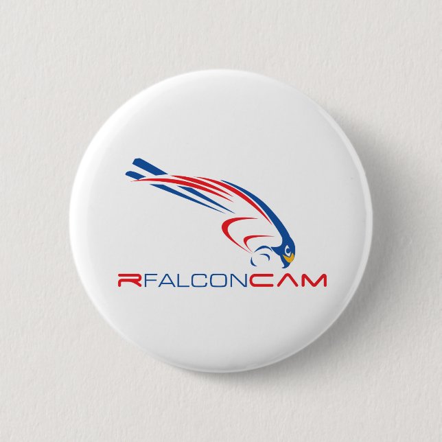 Rfalconcam runder Knopf Button (Vorderseite)