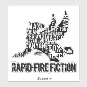 RFF Griffin Cut-out Sticker BLKlogo