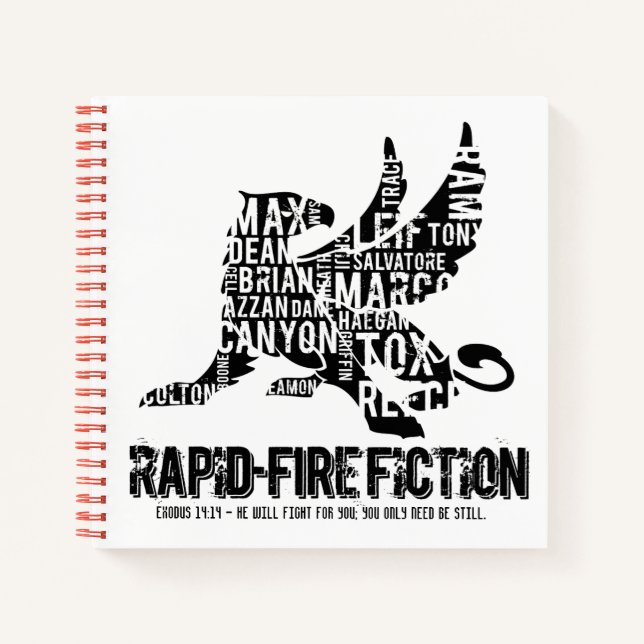 RFF Griffin Sketchbook-Jubiläum BLK-Logo Notizbuch (Vorderseite)