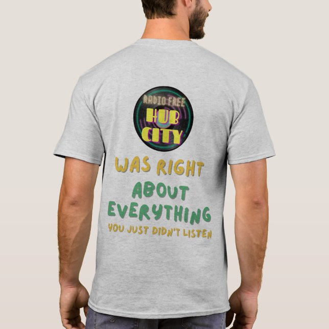 RFHC hatte recht T-Shirt (Rückseite)