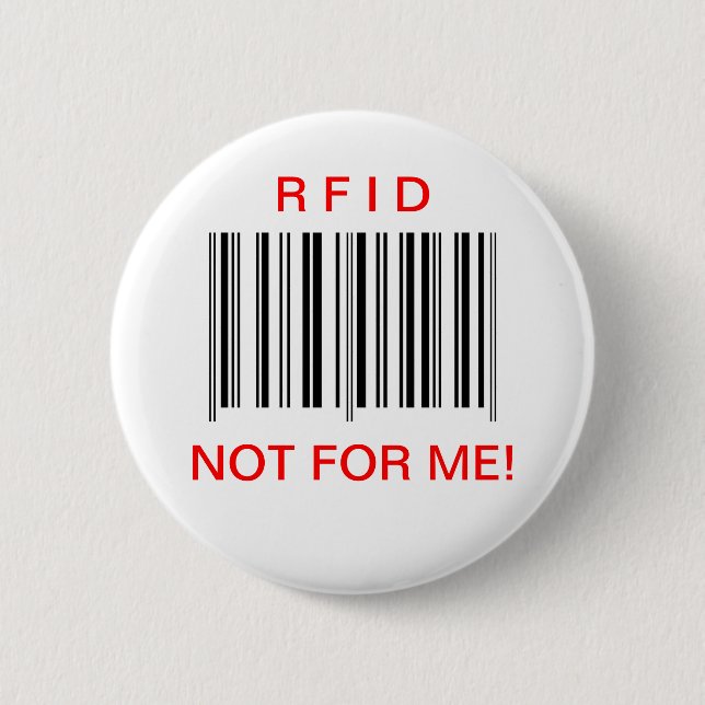"RFID-" Knopf Button (Vorderseite)