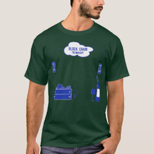 RFID-Technologie der Blockchain Winemaking 2 T-Shirt