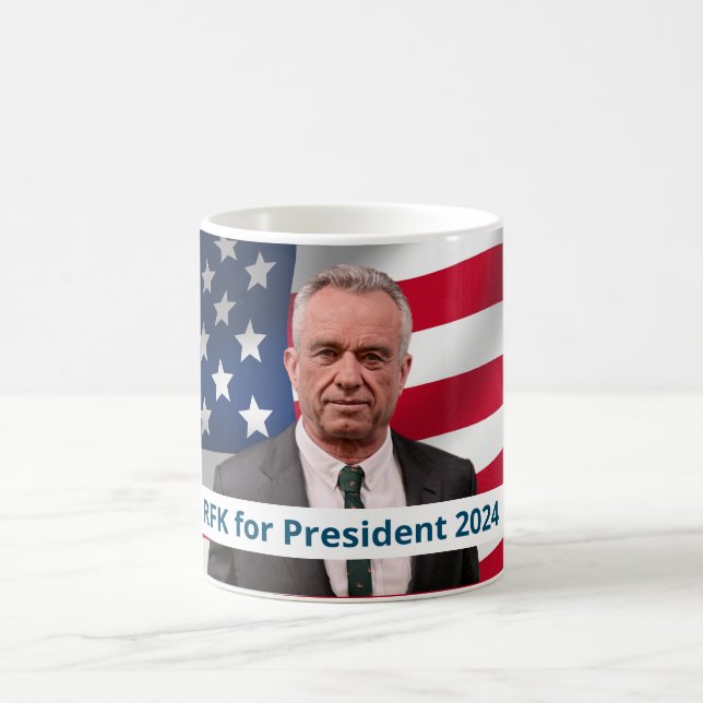 RFK für den Präsidenten 2024 Kaffeetasse (Mittel)