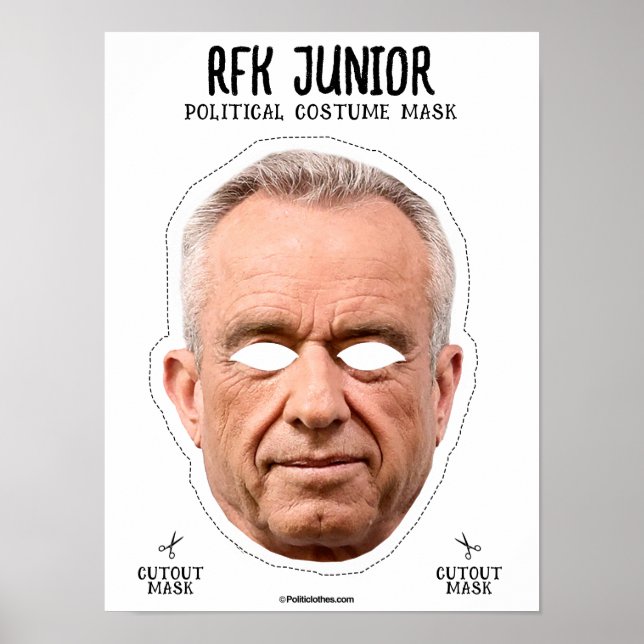 RFK Junior Costume Mask Poster (Vorne)