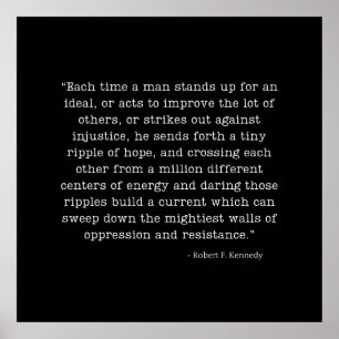 RFK-Zitat Poster