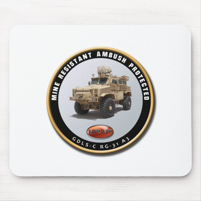 RG-31 MRAP Fahrzeug Mousepad (Vorne)