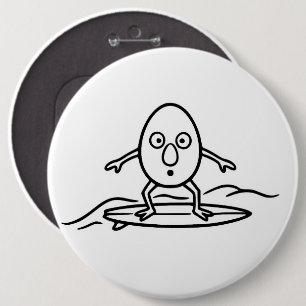 RG RA Egg Art Button