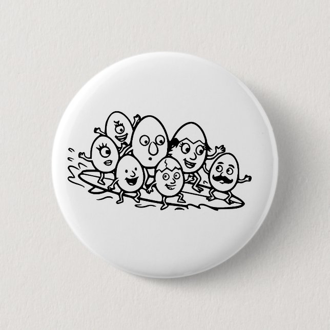 RG RA Egg Art Button (Vorderseite)