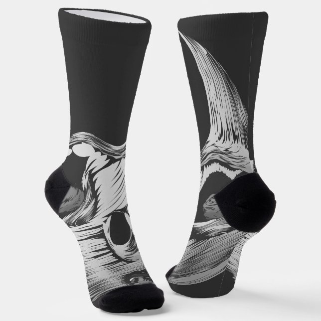 RG RA Ei-Kunst Socken (Gewinkelt)