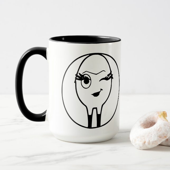 RG RA Ei-Kunst Tasse (Mit Donut)