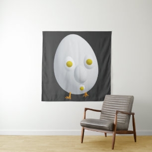 RG RA Ei-Kunst Wandteppich