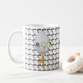 RG & RA Skurriles Ei-Charakter Süßes Design Kaffeetasse