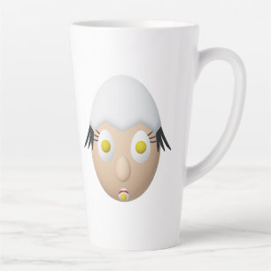 RG & RA Skurriles Ei-Charakter Süßes Design Milchtasse