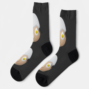 RG & RA Skurriles Ei-Charakter Süßes Design Socken