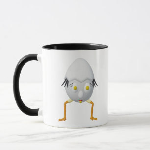 RG & RA Skurriles Ei-Charakter Süßes Design Tasse