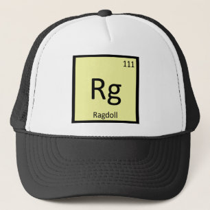 Rg - Ragdoll Cat Chemistry Periodisches Table Elem Truckerkappe