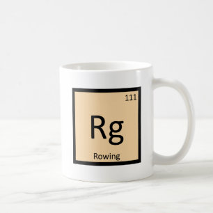 Rg - Rudersport-Chemie Periodensymbol Kaffeetasse