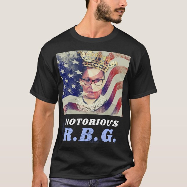 RGB Ruth Bader Ginsburg - Feministin Politisch T-Shirt (Vorderseite)