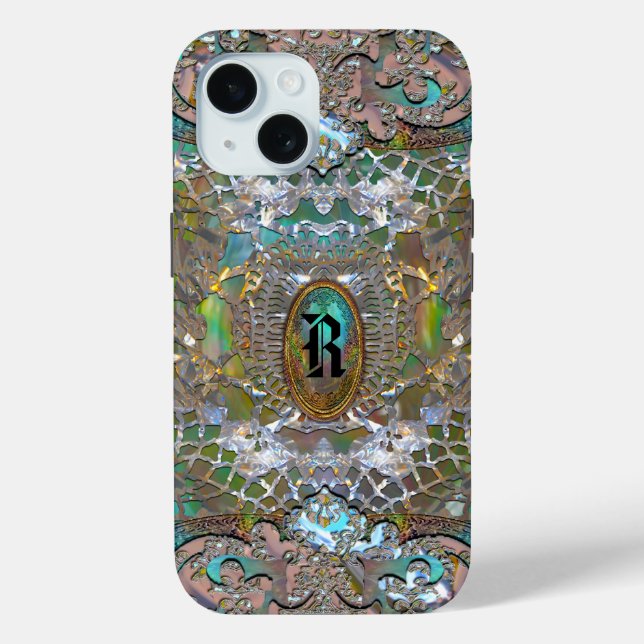 Rhadmache Monogram Case-Mate iPhone Hülle (Rückseite)