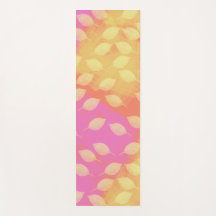 Rhapsodie in Gelb, Terracotta und Violet Abstrakt