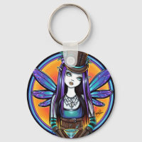 "Rhapsody" Gothic Absinthe Fairy Art Schlüsselanhä