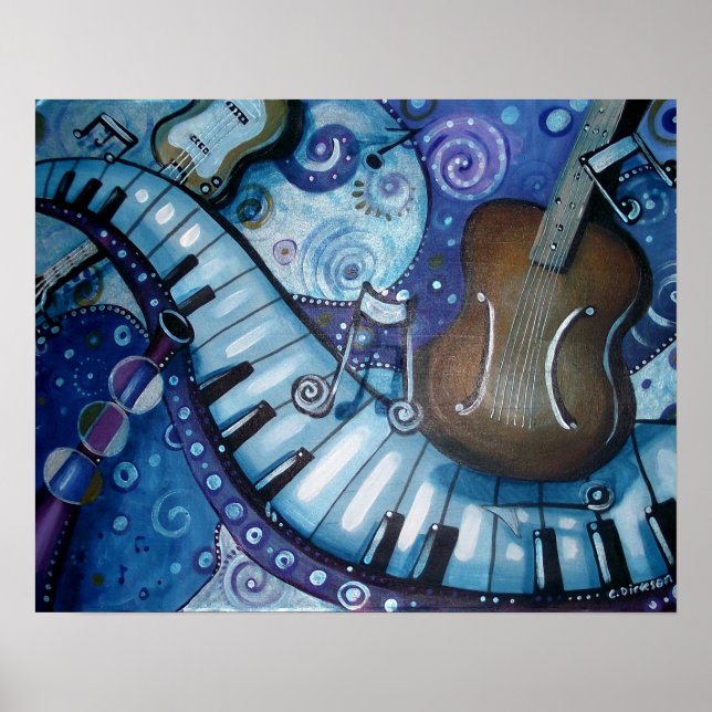 Rhapsody in Blau Poster (Vorne)