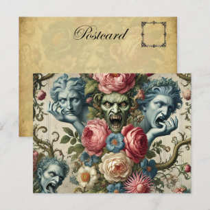 Rhapsody Road - Gothic Viktorianisch Feiertagspostkarte