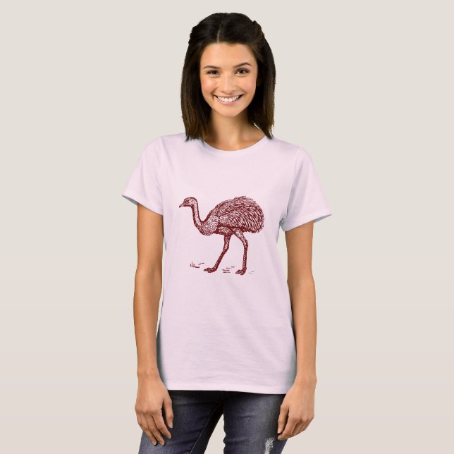 Rhea - Dark Red T-Shirt (Vorne ganz)