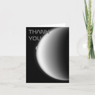Rhea kommt von Titan Dankeschön Notenkarte Dankeskarte