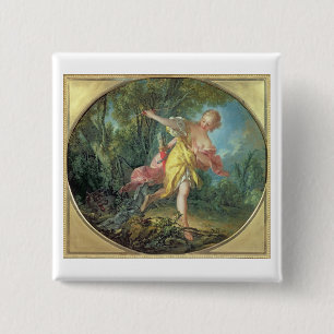 Rhea Sylvia, die vom Wolf, 1756 flieht Button
