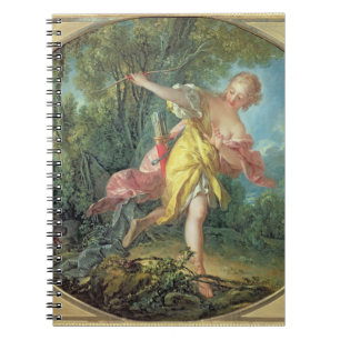 Rhea Sylvia, die vom Wolf, 1756 flieht Notizblock