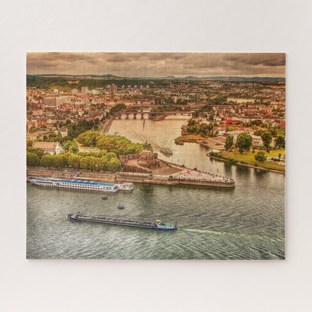 Rhein, Deutschland Schöne Aussicht (Horizontal)