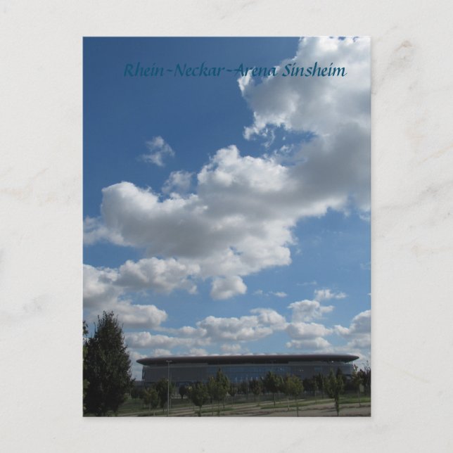 Rhein-Neckar-Arena Sinsheim Postkarte (Vorderseite)