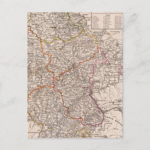 Rhein Provinz, Deutschland Postkarte