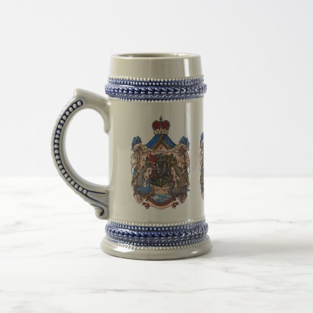Rheinbergen Armorial Stein Bierglas (Links)