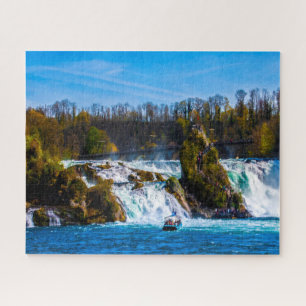 Rheinfall Wasserfall Schweiz Puzzle.