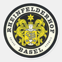 Rheinfelderhof Basel Schweiz Reiseaufkleber