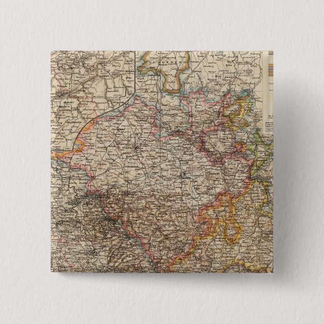 Rheinisch-Preußen, Westfalen, HessenNassau Button (Vorderseite)