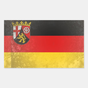 Rheinland-Pfalz Rechteckiger Aufkleber