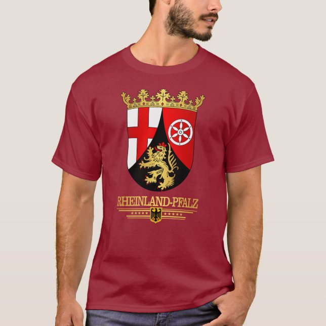 Rheinland-Pfalz (Rheinland-Pfalz) COA T-Shirt (Vorderseite)