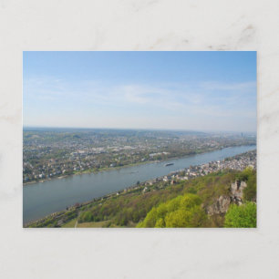 Rheintal durch Bonn, Deutschland Postkarte
