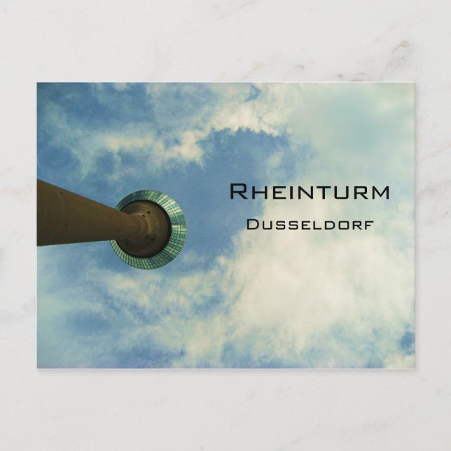 Rheinturm Dusseldorf Postcard Postkarte (Vorderseite)